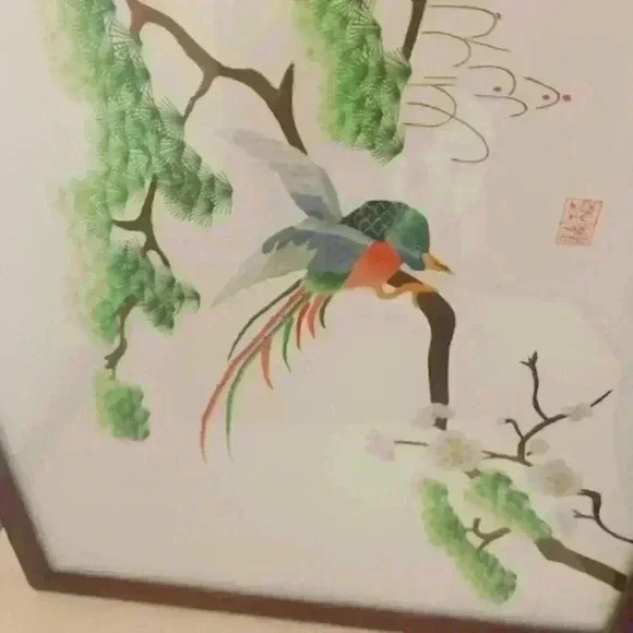 Oriental Silk Embroidery Art - Picture 7 of 8